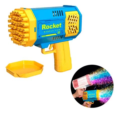 Pistola Burbujas Juguete Niños Luces Burbujero Infantil MercadoLibre