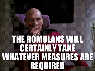 YARN The Romulans Will Certainly Take Whatever Measures Are Required