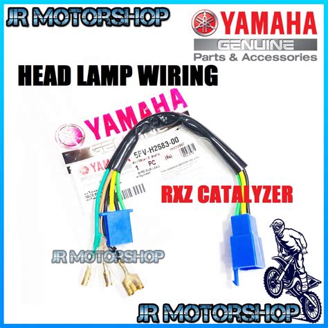 Yamaha Rxz Catalyzer Head Lamp Wiring Wire Sub Lead Cable Main Switch