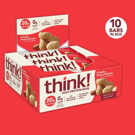 Buy Think Protein Bars High Protein Snacks Gluten Free Sugar Free