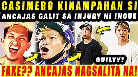 Breaking News Casimero Kinampihan Si Ancajas Galit Sa Pekeng Injury Ni