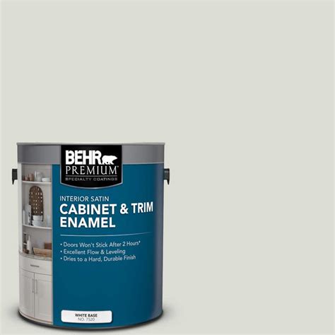 Behr Premium Gal Bwc Silver Feather Satin Enamel Interior