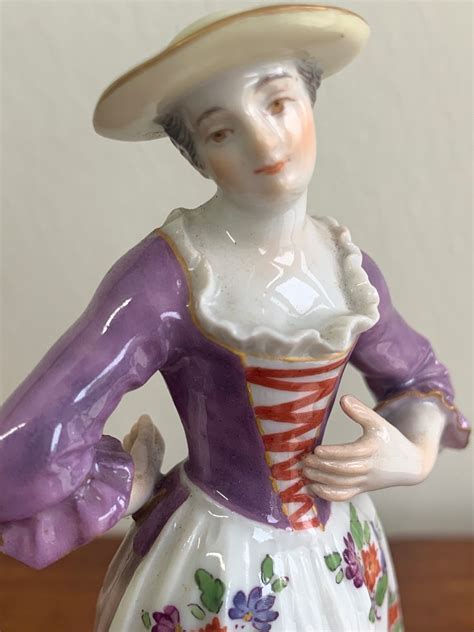 Proantic Meissen Figurine En Porcelaine De La S Rie Musiciens Et Da