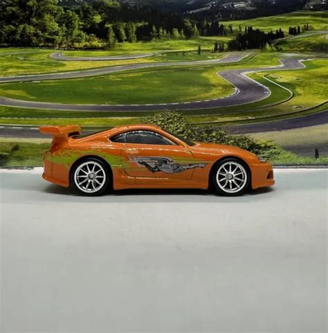 Hot Wheels Fast And Furious Toyota Supra Custom Real Rider Rubber Tyres