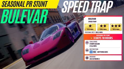 Forza Horizon 5 Speed Trap Bulevar S2 Class Anything Goes