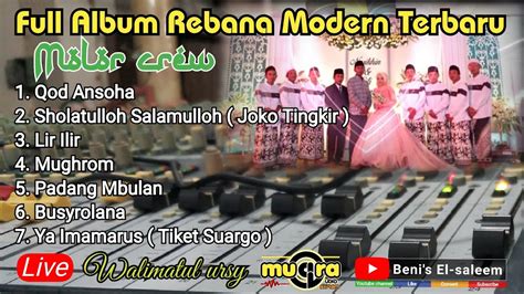 Full Album Sholawat Rebana Modern Molor Crew Terbaru Youtube