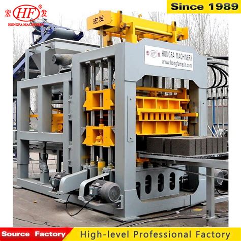 Automatic Block Forming Cement Brick Machinery Hollow Concrete Brick