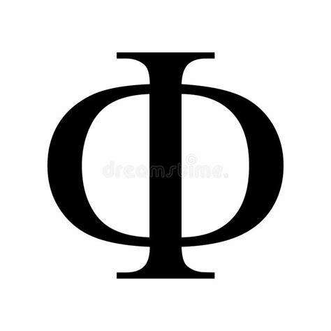 Phi Symbol Stock Illustration Illustration Of Recommend