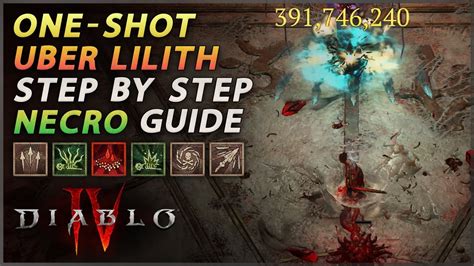 ONE SHOT Uber Lilith Necromancer Step By Step Guide Season 1 Skip