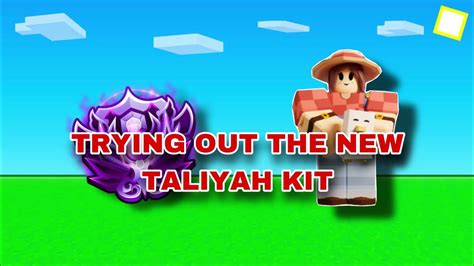 So I Tried Out The New Taliyah Kit… Roblox Bedwars Youtube