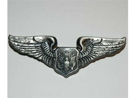 Us Army Airforce Pilot Wings Insignia Badge Pin Usmc Navy Marines Wk2