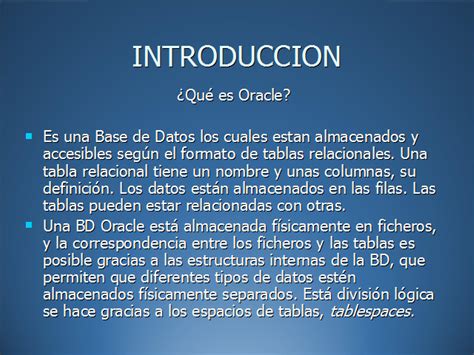 Bases De Datos Oracle