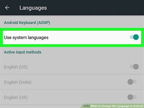 How To Change The Language In Android Steps With Pictures