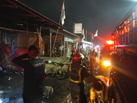 Toko Pakaian Di Muarabakti Babelan Terbakar Ini Penyebabnya