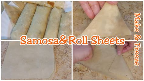 Samosa Patti And Roll Patti How To Make Samosa Sheets Manda Patti