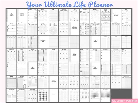 The Ultimate Life Planner Printable Bundle Go Forward With Your