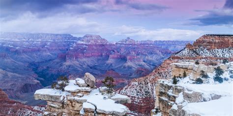 The Grand Canyon Is Extra Awe-Inspiring Under a Blanket of Snow