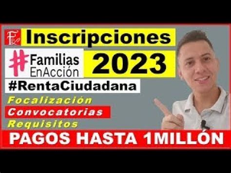 Atentos Familias Renta ciudadana Abrirá inscripciones al programa