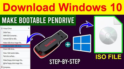 How To Download Windows 10 And Make Bootable Pendrive Windows 10 Iso