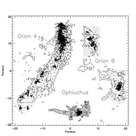 The Spatial Distribution Of All Spitzer Identified Infrared Excess Download Scientific Diagram