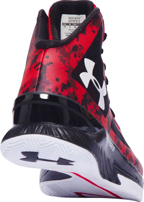 Under Armour Rubber Clutchfit Lightning Basketball Shoes In Redblack Red For Men Lyst