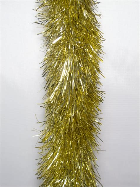 Gold Metallic Ply Tinsel Garland Cm X M Garlands Wreaths