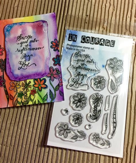 Clear Polymer Stamps Set Seeds Perfect For Journaling Or