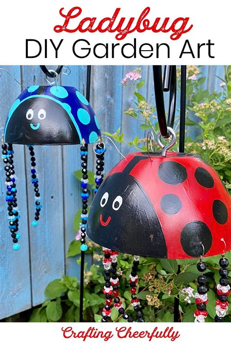 Diy ladybug garden art – Artofit