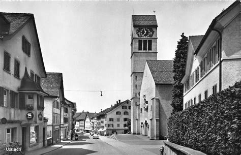 Uznach Hauptstrasse Ansichtskarten Shop AK Fundus