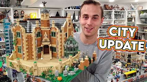 Lego City Update Placing Haunted Manor Modular Building Brickhubs