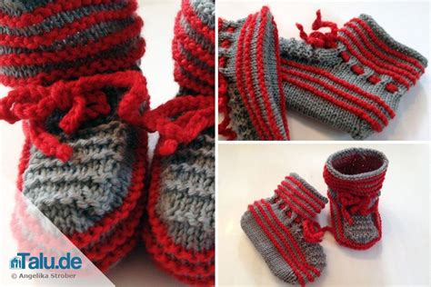 Babyschuhe Einfach Selber Stricken Anleitung Babyschuhe Stricken