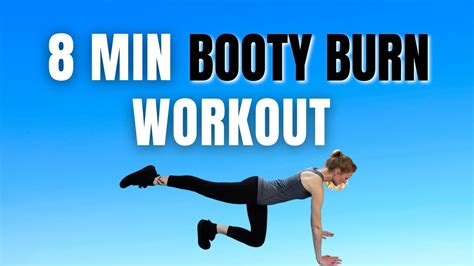 8 Min 🔥 Booty Burn 🔥 At Home Workout To Grow Your Glutes 🍑 Youtube