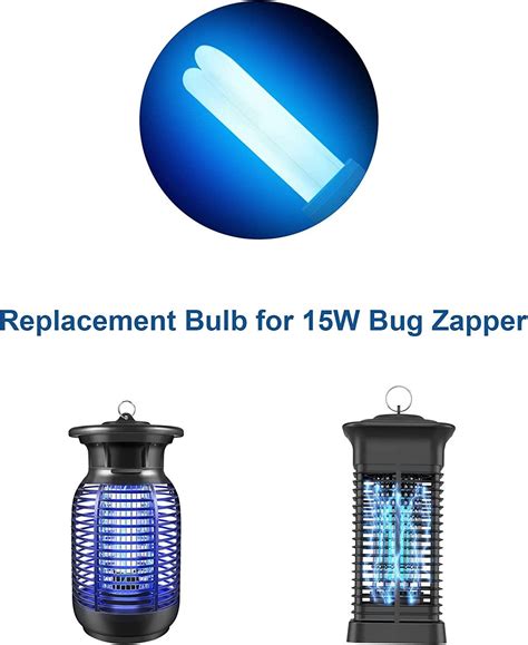 E W U Type Bug Zapper Replacement Bulb Pack Compatible With