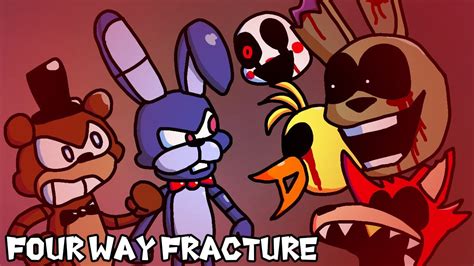 Fnf Sonic Exe Four Way Fracture Triple Trouble Remix But Is A Fnaf