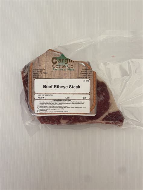 Beef Ribeye Steak — Cargill Cattle Company