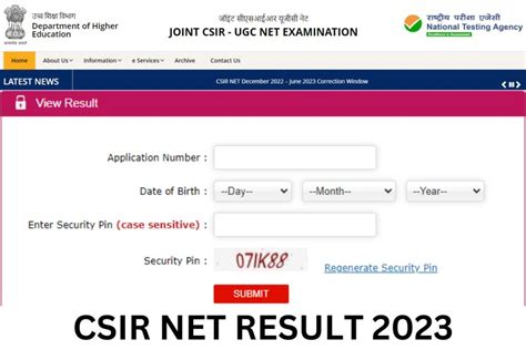 Csir Net Result Scorecard Out Cut Off Marks Link Csirnet Nta