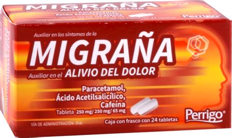 Medically Migraña C24 Tabs 25025065 Mg Farmacia A Domicilio