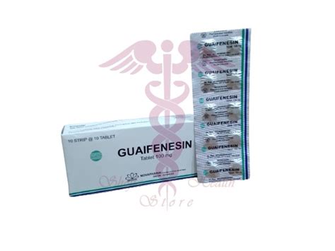 Asli Guaifenesin Glyceryl Guaiacolate Mg Strip Tablet Obat