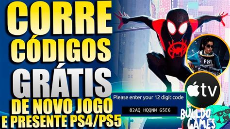 Corre CÓdigos GrÁtis De Novo Jogo No Ps4 E Ps5 Agora E Mega Presente GrÁtis No Ps4 E Ps5