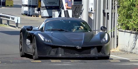 This Laferrari Prototype Sings A Peculiar Turbocharged Tune Twin Turbo