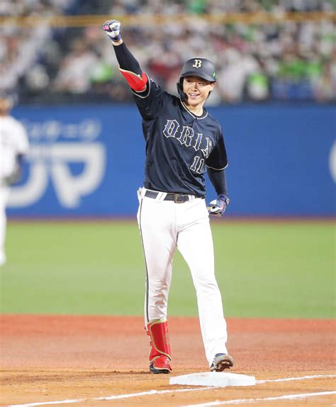 【オリックス】山崎福也の適時打で先制「ピッチングもしっかりと頑張ります！」打撃センス光る プロ野球写真ニュース 日刊スポーツ