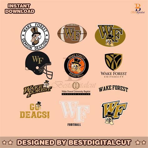 Wake Forest University Logo SVG Bundle » Best Digital Cut