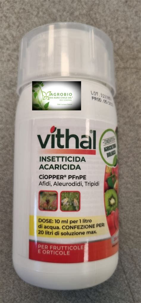 VITHAL CIOPPER INSETTICIDA ACARICIDA ML 200 PFNPE ITALAGRO VITHAL