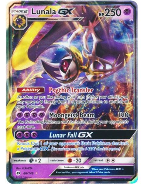 Pokemon Lunala GX 66 149 Ultra Rare Geekittude