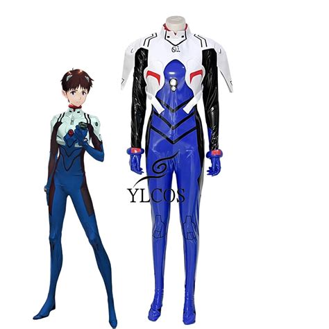 Anime Eva Ikari Shinji Cosplay Costume Halloween Party Fighting Suit Tailor Made For Men Women