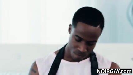 Gay Interracial Threesome Sex During Photoshoot