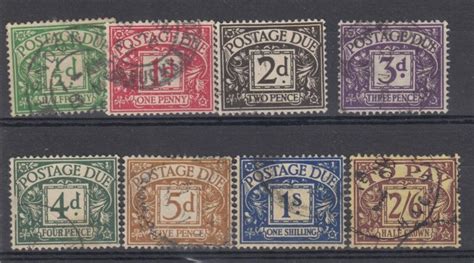 GB KGVI 1937 Postage Due Set SGD27 D34 Fine Used BP9567 Great Britain