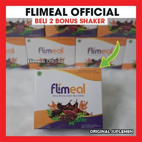 Jual Flimeal Meal Replacement Flimty 12 Sachet 12sachet BONUS Shaker