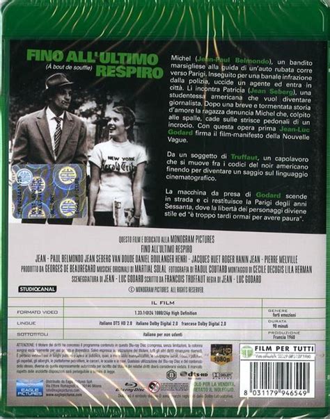 Fino All Ultimo Respiro Blu Ray Blu Ray Film Di Jean Luc Godard