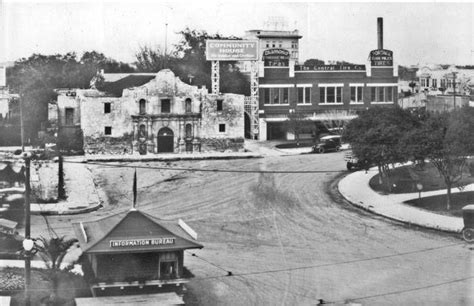 Alamo Plaza San Antonio Texas October 26 1918 General Photograph Collection Utsa Digital